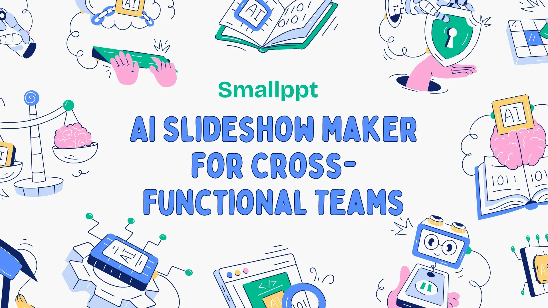 Illustration of a cross-functional team