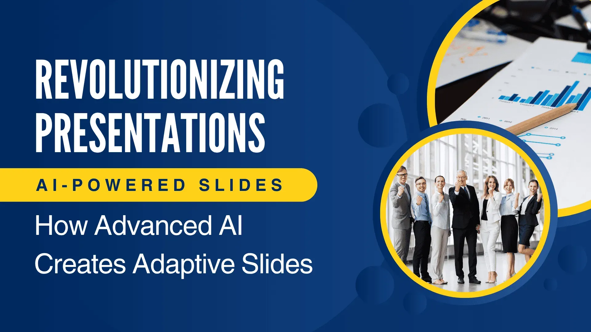 AI presentation software interface dynamically adapting slide content and layout to the topic.