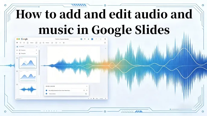 Google スライドに音声や音楽を追加および編集する方法は？