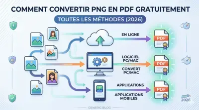 Comment convertir un PNG en PDF : méthodes gratuites et faciles pour tous vos appareils