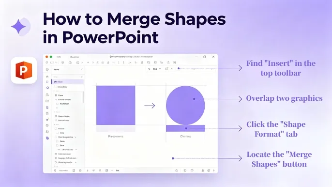 Comment fusionner des formes dans PowerPoint