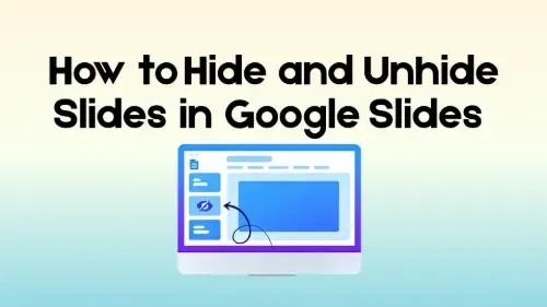 Google Slides에서 슬라이드를 숨기고 다시 표시하는 방법