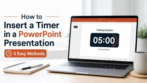 PowerPoint 프레젠테이션에 타이머를 삽입하는 방법: 5가지 쉬운 방법
