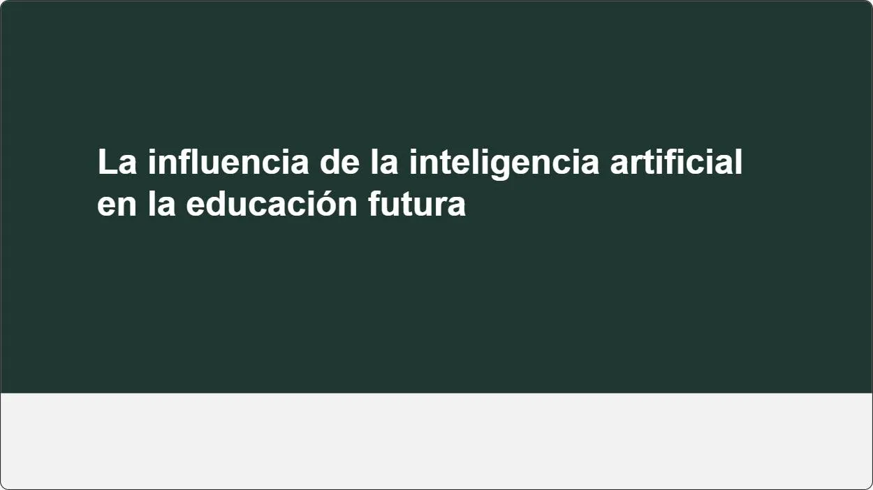 artificial intelligence powerpoint presentation