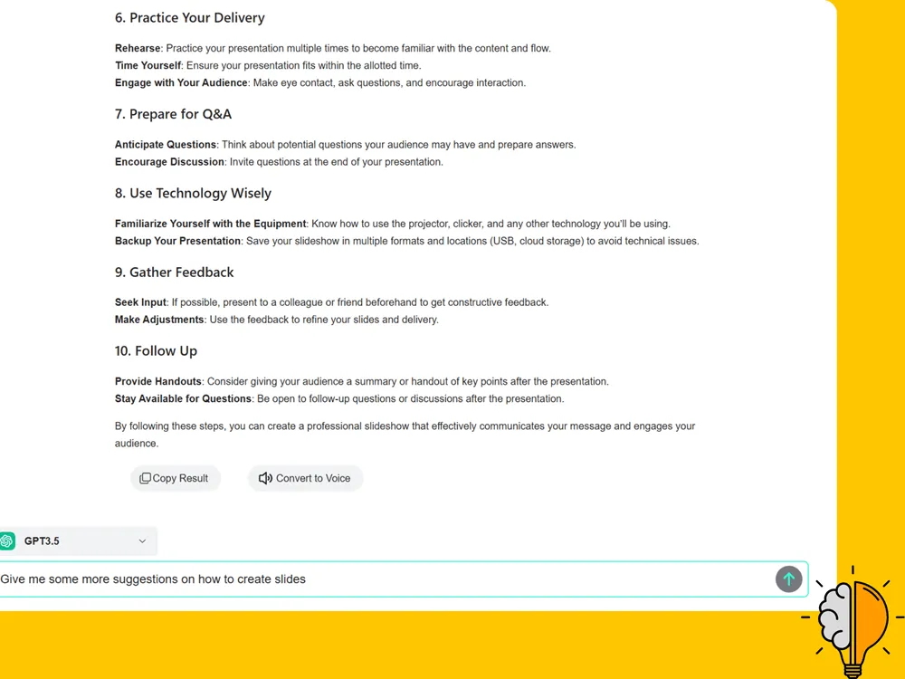Free Artificial Intelligence Chatbot by Smallppt