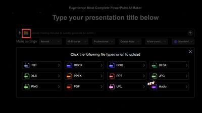 Turn Text into Professional Slides Automatically