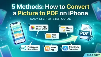 5 Methods: How to Convert a Picture to PDF on iPhone  blog cover image
