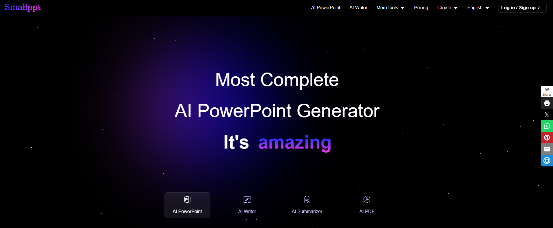 smallppt- ai generate presentations